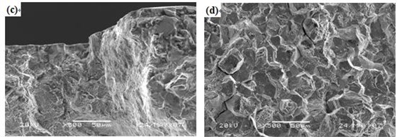 圖12-13 (c、d、e)斷口微觀形貌