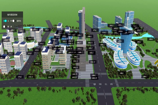 樓宇自控系統(tǒng)BIM可視平臺運行主狀態(tài)的實時顯示！